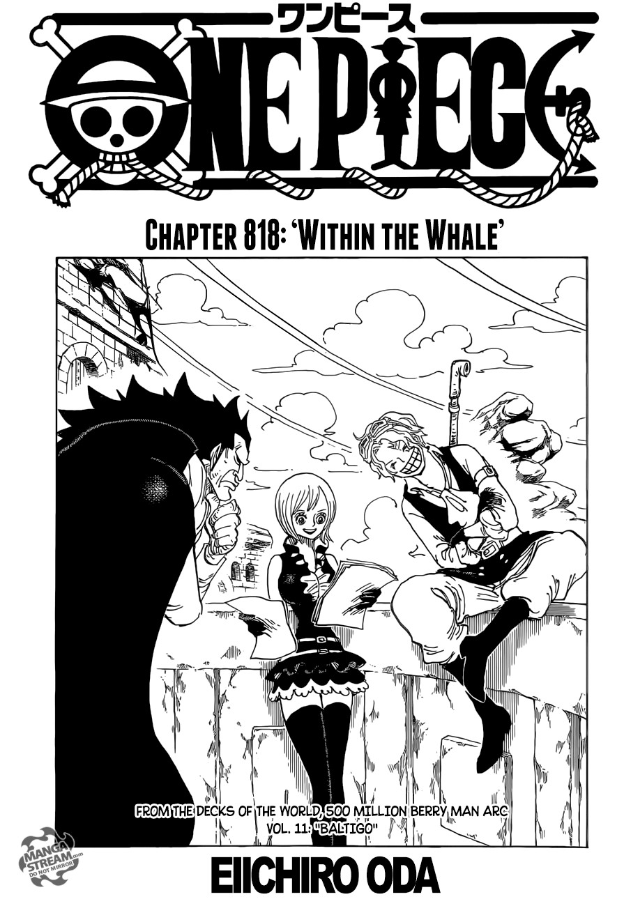 One Piece Chapter 818 1